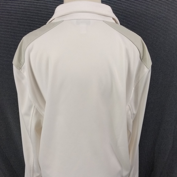VINTAGE CALVIN KLEIN WHITE JACKET LT MODERN L - Picture 7 of 8